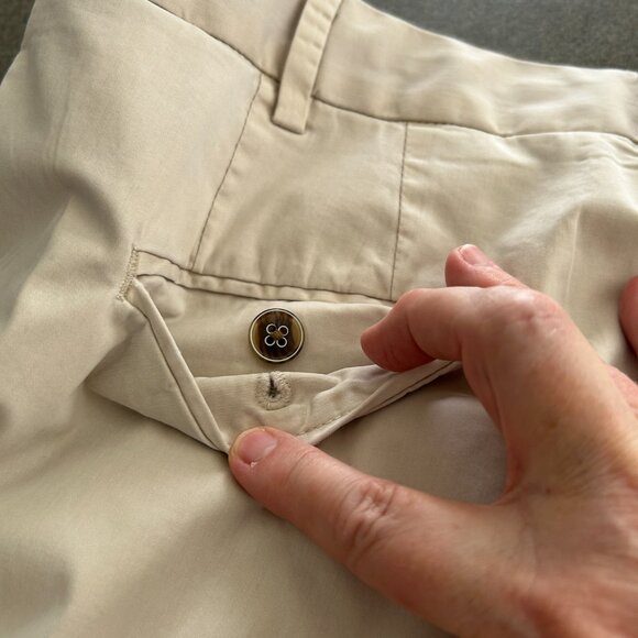 Peter Millar Men's Khaki Pants - Lt Tan - Size 42 - Picture 7 of 10